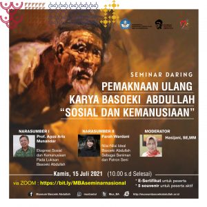 Read more about the article Seminar Daring dengan tema Pemaknaan Ulang Karya Basoeki Abdullah “Sosial dan Kemanusiaan”