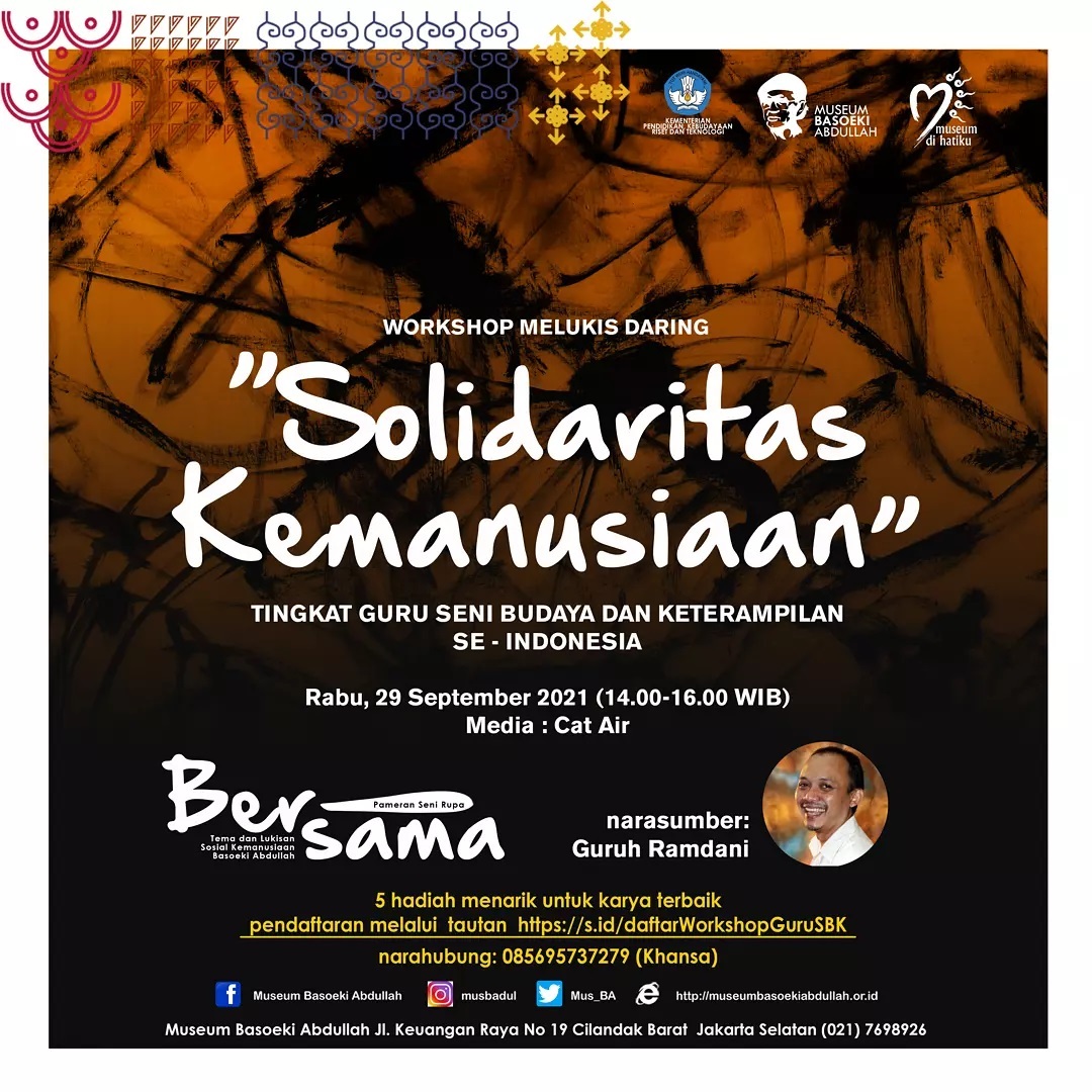 You are currently viewing Workshop Melukis Daring “Solidaritas Kemanusiaan”