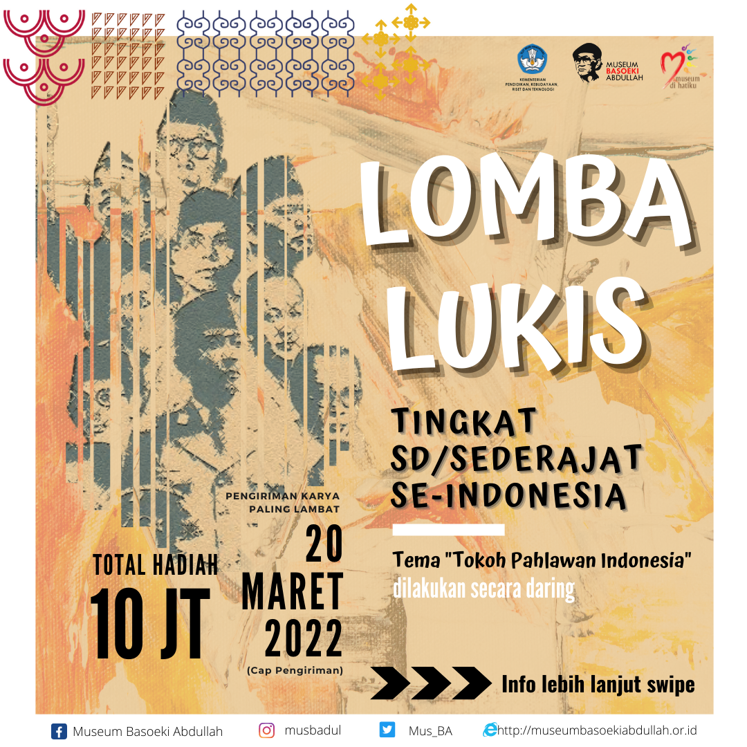 Read more about the article Lomba Lukis Tingkat SD/Sederajat se-Indonesia “Tokoh Pahlawan Indonesia”