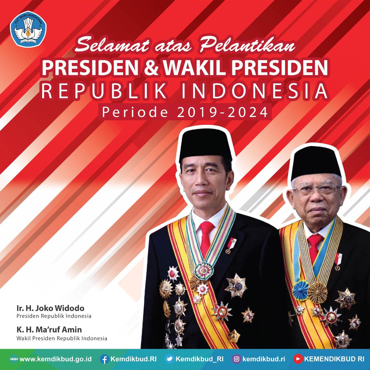 You are currently viewing Pelantikan Presiden dan Wakil Presiden Periode 2019-2024