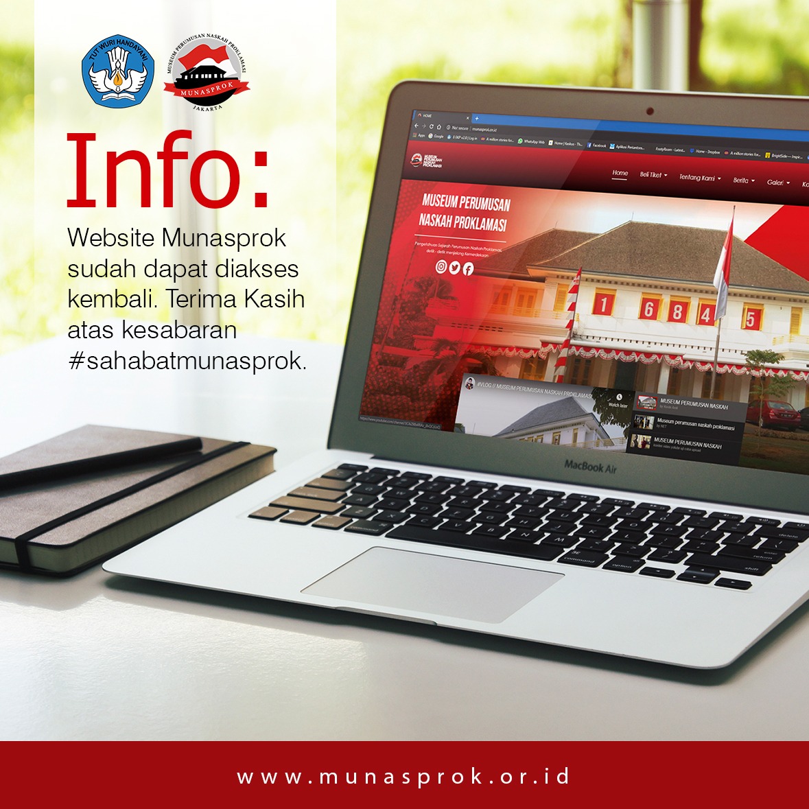 You are currently viewing Website Museum Sudah  Dapat Diakses Kembali Sobat!