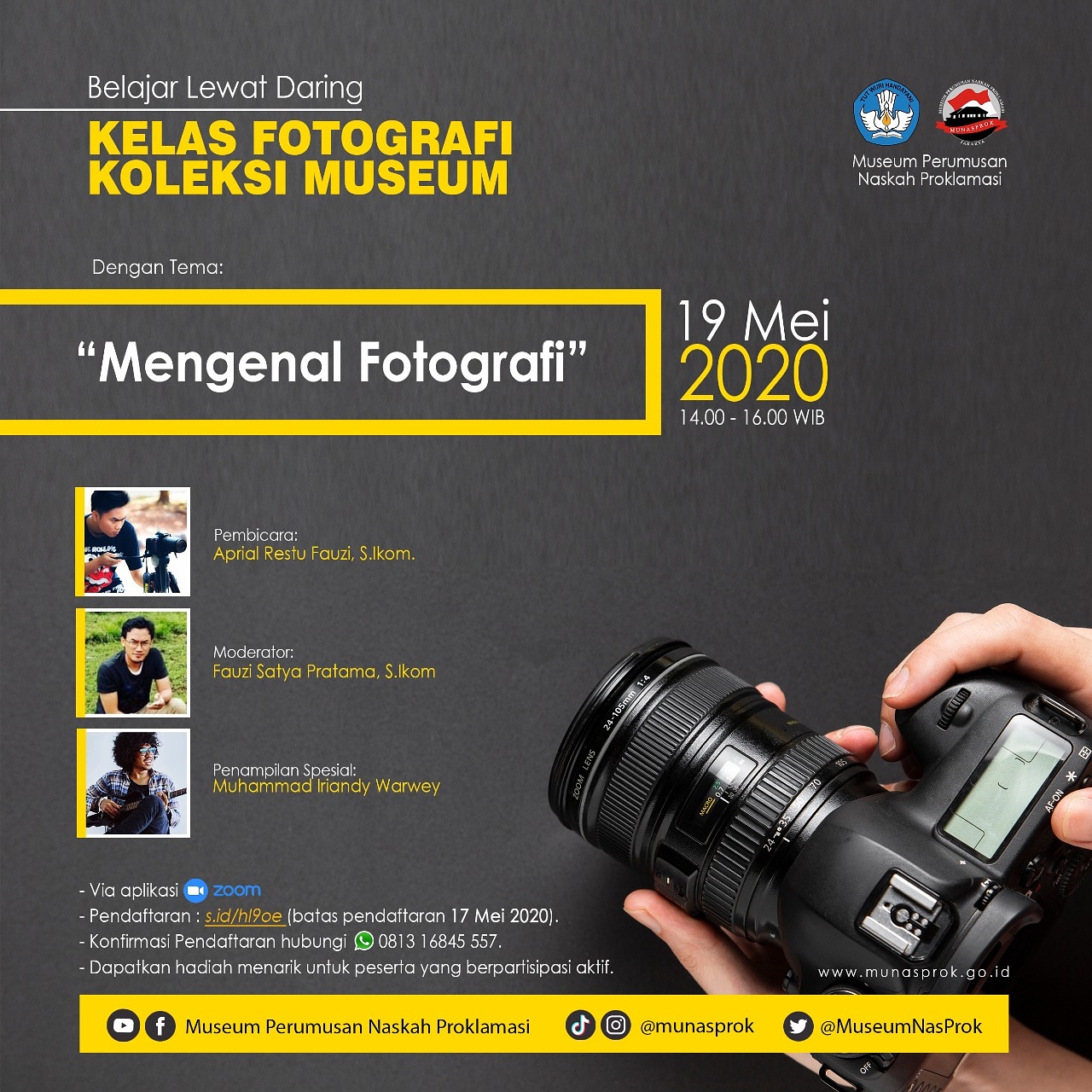 Read more about the article Kelas Fotografi Koleksi Museum – Mengenal Fotografi