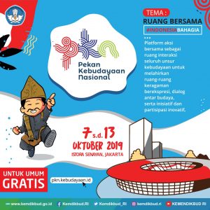 Read more about the article Pekan Kebudayaan Nasional Jadi Ruang Bersama Indonesia Bahagia