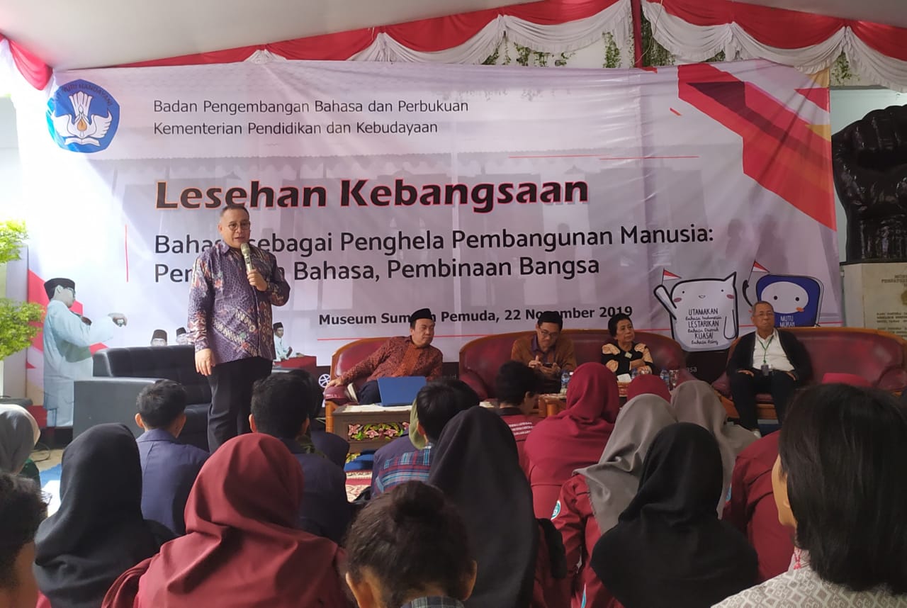 Read more about the article Badan Bahasa selenggarakan Lesehan Kebangsaan di Museum Sumpah Pemuda