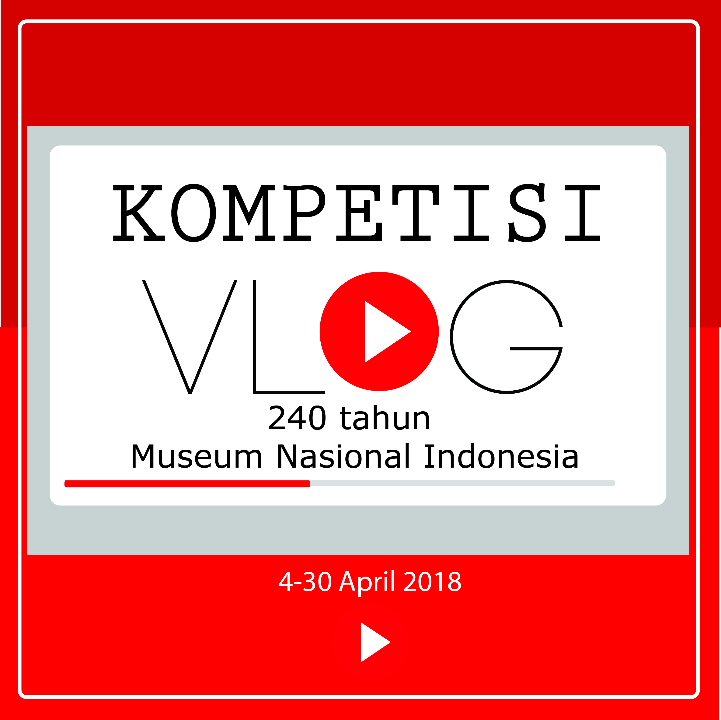 Read more about the article Perpanjangan waktu kompetisi Vlog Museum Nasional