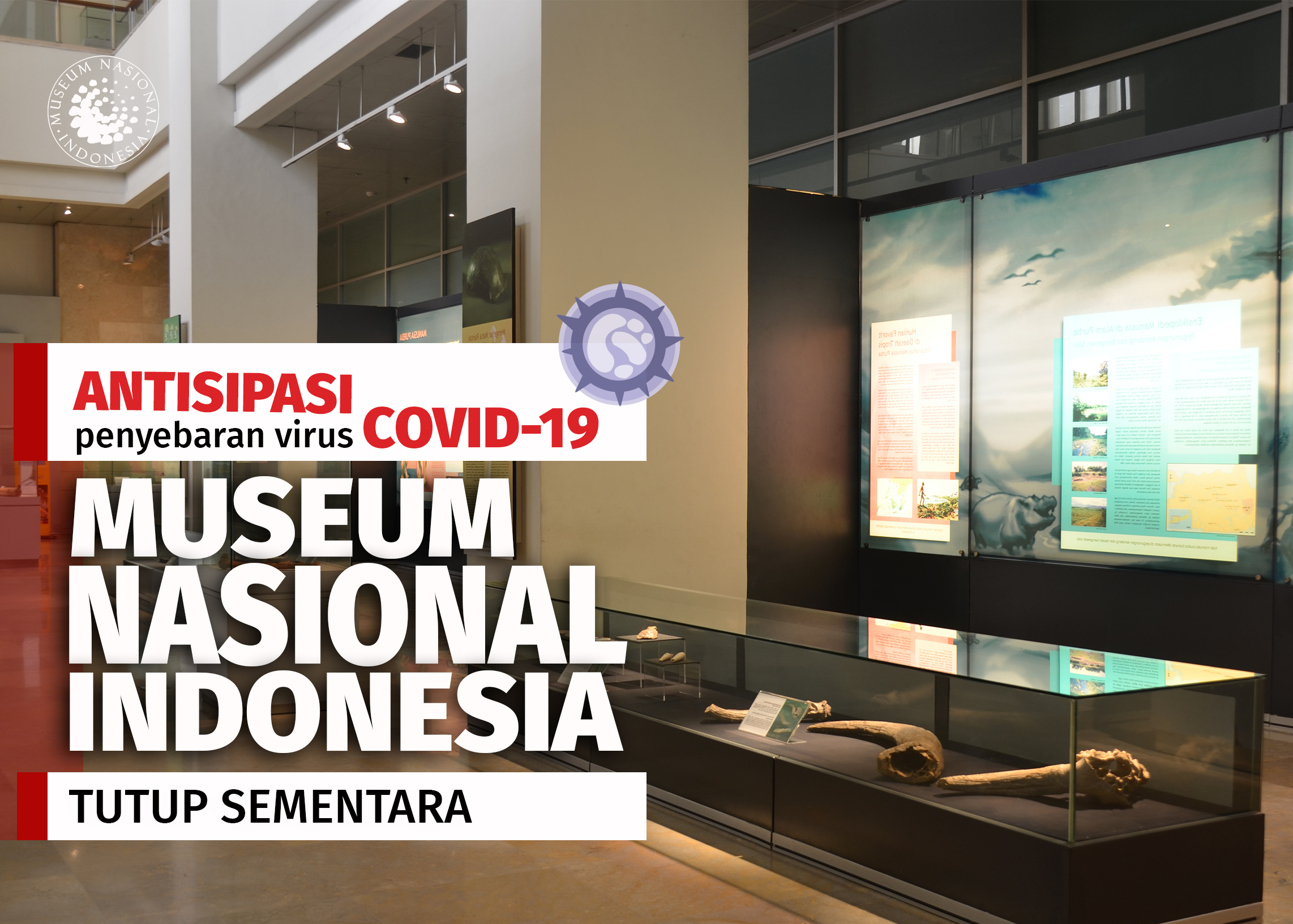 Read more about the article Antisipasi Covid-19 Museum Nasional di Sterilisasi
