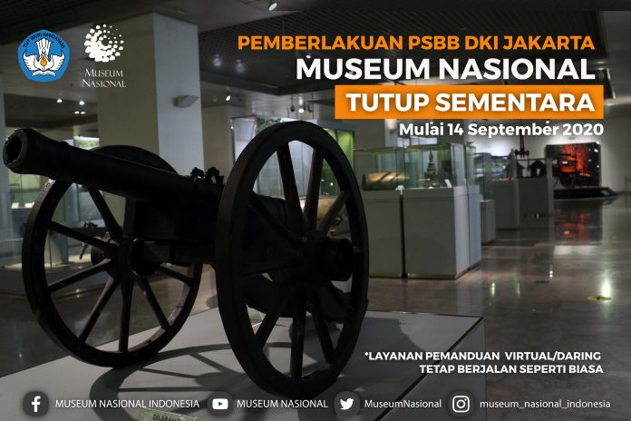 You are currently viewing PSBB DKI Jakarta, Museum Nasional Kembali di Tutup