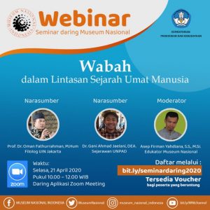 Read more about the article Seminar : Wabah dalam Lintasan Sejarah Umat Manusia