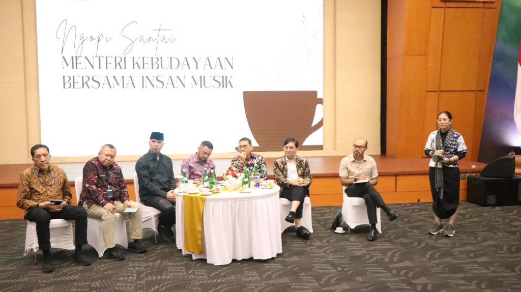 Menteri Kebudayaan Mengharapkan Masukan Dari Insan Permusikan Agar Musik Indonesia Menjadi Tuan Rumah di Negeri Sendiri, dan Diterima Oleh Negara Lain